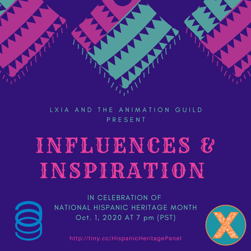 LXiA and The Animation Guild Present Influences & Inspiration