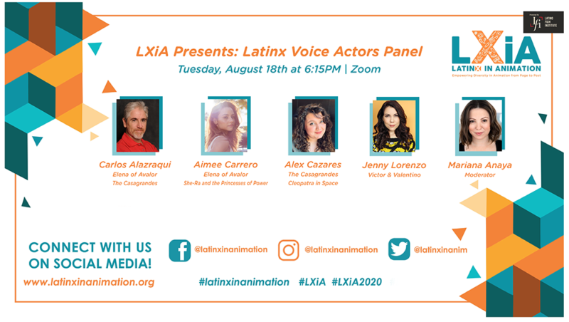 Latinx Voice Actors Panel